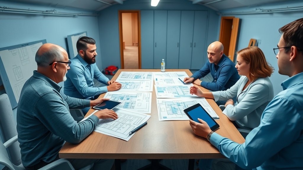 ADU builders East Bay and homeowners meeting to problem-solve and avoid construction delays for East Bay dwelling units