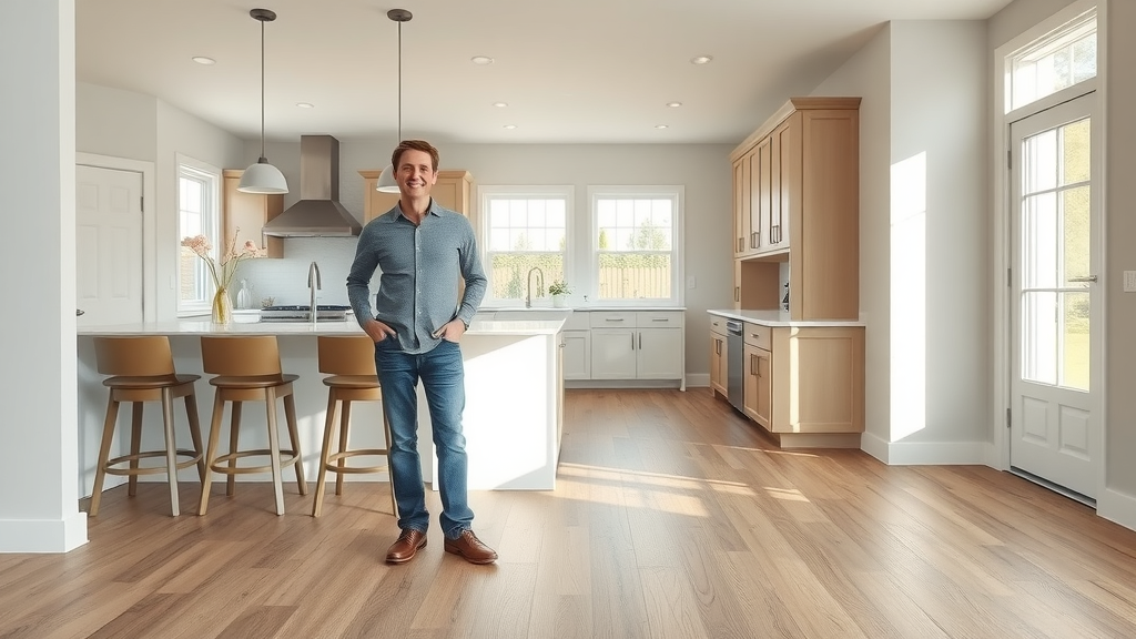 sleek Lafayette kitchen renovation with new laminate floor, kitchen flooring ideas Lafayette