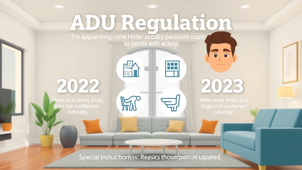 Infographic illustrating 2022 and 2023 ADU law changes in Lafayette CA