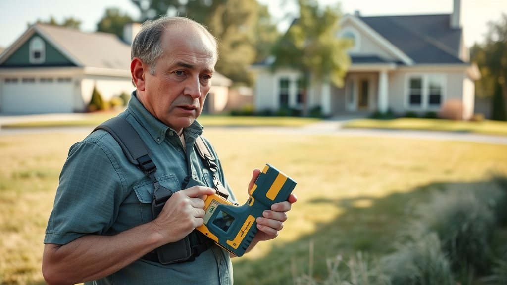 professional property assessor evaluating Lafayette property for ADU compliance