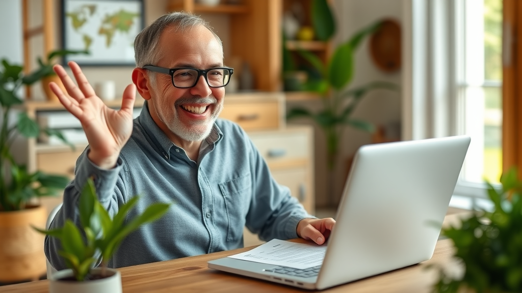 Smiling California homeowner celebrating approval of the $40,000 ADU grant for 2023, reflecting ADU construction opportunities.